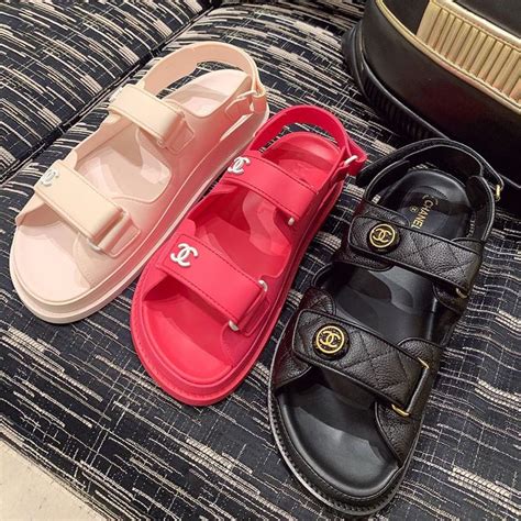 silver chanel dad sandals|Chanel dad sandals 2020 price.